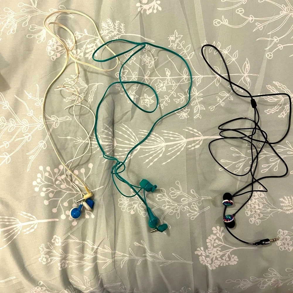 3 Pairs of Headphones